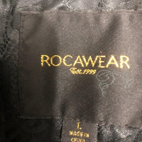 ROCAWEAR LADIES CHIC LUXE WINTER BLACK PARKA SIZE LARGE - Picture 5 of 12